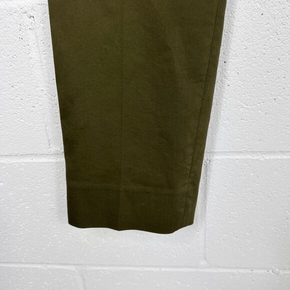 Ann Taylor Stretch Pants‎ Womens 6 Olive Green Ankle Slim Career - Picture 6 of 7
